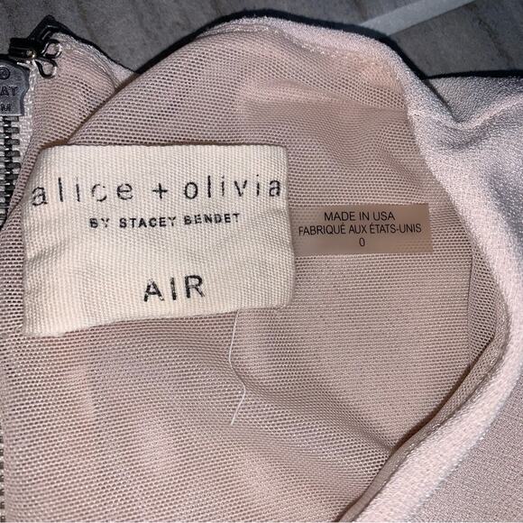 Alice + Olivia Ballet Pink Cold Shoulder Crop Top - Picture 7 of 13